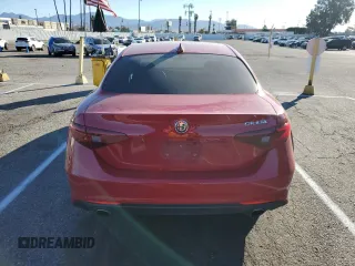 2018 Alfa Romeo Giulia with VIN ZARFAEBN8J7590038, listed as a Copart auction lot 40013063 with 49,764 mi miles. Bid and sale history available at carsss.com. Image 6.