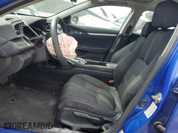 2016 Honda Civic EX with VIN 19XFC2F72GE067069, listed as a Copart auction lot 52583195 with 109,082 mi miles and Salvage Title. Bid and sale history available at DreamBid. Image 7.