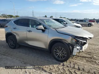 2022 Lexus NX with VIN 2T2GGCEZXNC010787, listed as a Copart auction lot 42807755 with 7,646 mi miles and Salvage Title. Bid and sale history available at carsss.com. Image 4.