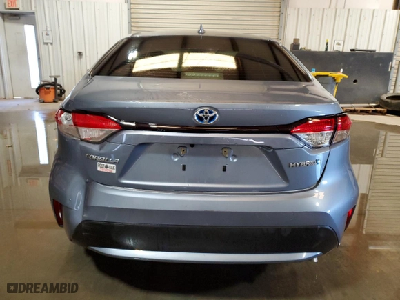 2022 Toyota Corolla Hybrid LE with VIN JTDEAMDE0NJ055033, listed as a Copart auction lot 82373134 with 44,838 mi miles and Clean Title. Bid and sale history available at carsss.com. Image 6.