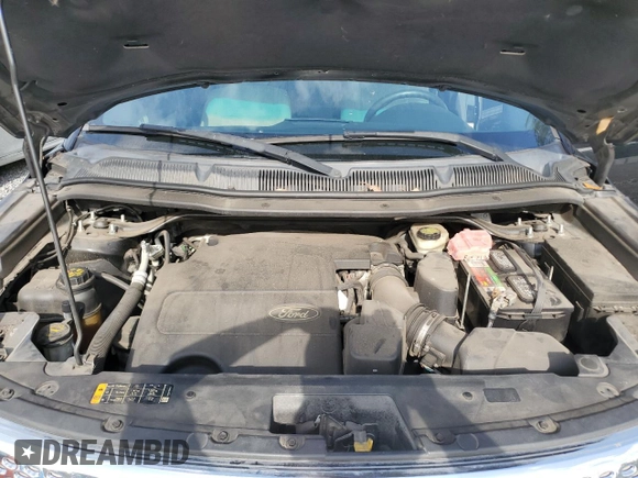 2014 Ford Explorer with VIN 1FM5K7B86EGA11347, listed as a Copart auction lot 57389235 with Not provided miles and Salvage title. Bid and sale history available at DreamBid. Image 12.