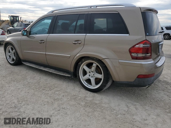 2008 Mercedes-Benz GL-Class 5.5L with VIN 4JGBF86E78A346086, listed as a Copart auction lot 76274124 with Not Provided miles and Clean Title. Bid and sale history available at carsss.com. Image 2.