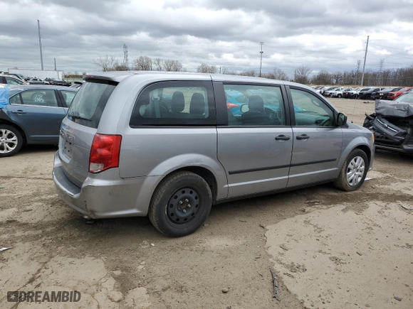 2015 Dodge Grand Caravan American Value Pkg with VIN 2C4RDGBGXFR532188, listed as a Copart auction lot 53442725 with 162,826 mi miles and Clean Title. Bid and sale history available at carsss.com. Image 3.