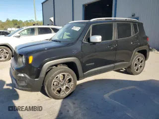 2017 Jeep Renegade Limited z VIN ZACCJBDB7HPE46119, wystawiony jako Copart lot #47277115 z przebiegiem 125 538 mil mil oraz Szkoda całkowita • Salvage title. Historia ofert i sprzedaży dostępna na DreamBid. Obrazek 1.