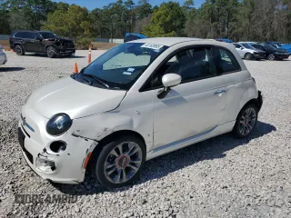 2017 FIAT 500 Pop with VIN 3C3CFFKR6HT600924, listed as a Copart auction lot 46163985 with 81,179 mi miles and Salvage Title. Bid and sale history available at carsss.com. Image 1.