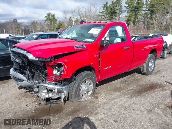 2022 Ram 2500 Tradesman with VIN 3C6MR5AJ8NG345945, listed as a IAAI auction lot 41848442 with 24,798 mi miles and . Bid and sale history available at DreamBid. Image 19.
