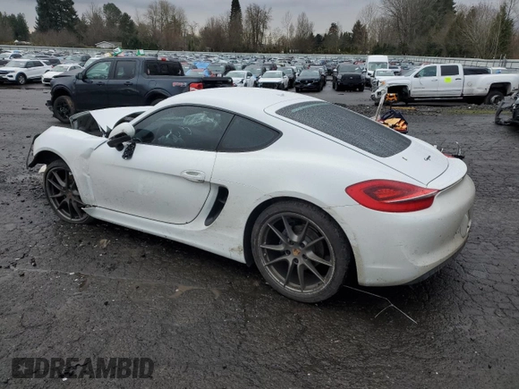 2014 Porsche Cayman с VIN WP0AA2A81EK172051, выставлен на аукционе Copart как лот 86326644 с пробегом Не указан миль и Списание • Salvage title. История ставок и продаж доступна на DreamBid. Изображение 2.