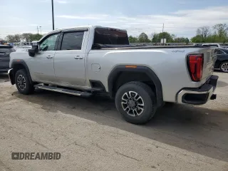 2021 GMC Sierra 2500HD SLT z VIN 1GT49NEY5MF237959, wystawiony jako Copart lot #56130005 z przebiegiem 73 828 mil mil oraz Szkody całkowita. Historia ofert i sprzedaży dostępna na DreamBid. Obrazek 2.