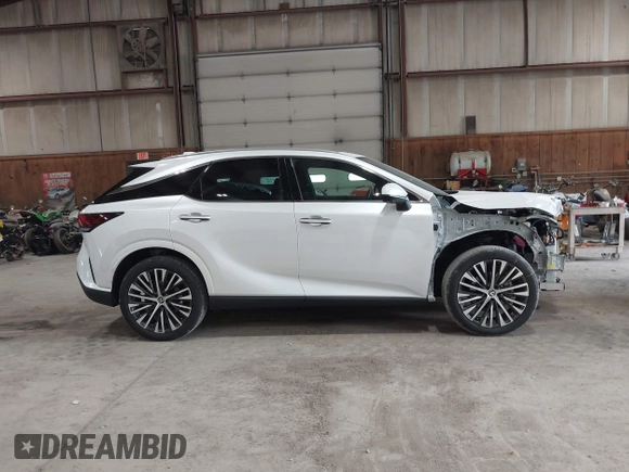 2024 Lexus RX 350h with VIN 2T2BBMCA6RC039544, listed as a IAAI auction lot 42224785 with 9,952 mi miles and . Bid and sale history available at DreamBid. Image 14.