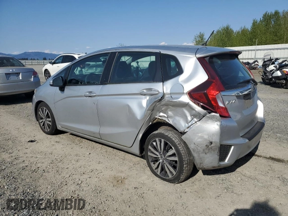 2015 Honda Fit EX-L with VIN 3HGGK5H82FM704093, listed as a Copart auction lot 54449815 with 120,570 mi miles and Salvage Title. Bid and sale history available at carsss.com. Image 2.
