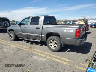 2007 Dodge Dakota SLT with VIN 1D7HW48K97S129387, listed as a Copart auction lot 74878664 with 137,525 mi miles and Salvage Title. Bid and sale history available at carsss.com. Image 2.