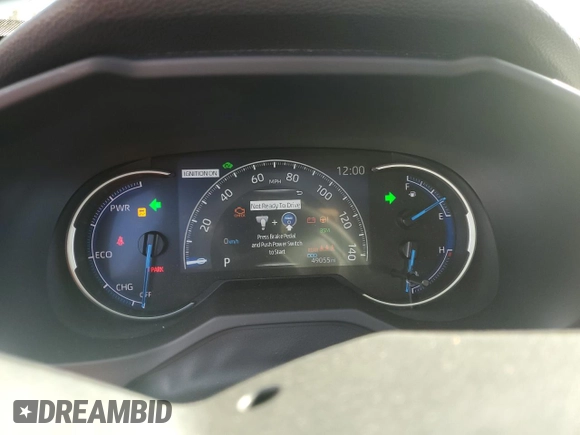 2021 Toyota RAV4 Hybrid XSE with VIN JTME6RFV9MJ011736, listed as a Copart auction lot 42835495 with 49,055 mi miles and Salvage title. Bid and sale history available at DreamBid. Image 9.