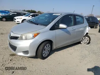 2014 Toyota Yaris L with VIN VNKKTUD36EA002386, listed as a Copart auction lot 42644315 with 168,476 mi miles and Salvage Title. Bid and sale history available at carsss.com. Image 1.