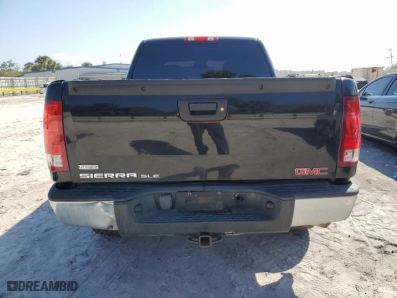 2011 GMC Sierra 1500 SLE with VIN 3GTP1VE01BG385343, listed as a Copart auction lot 47355705 with 183,285 mi miles and Salvage Title. Bid and sale history available at carsss.com. Image 6.