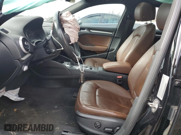 2017 Audi A3 Sedan Premium with VIN WAUAUGFF5H1041806, listed as a Copart auction lot 81846793 with 125,038 mi miles. Bid and sale history available at carsss.com. Image 7.
