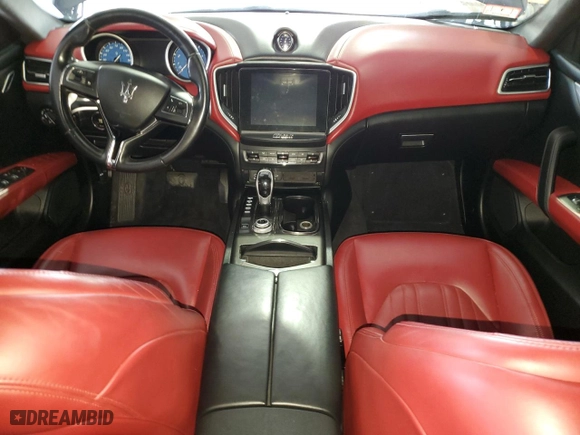 2017 Maserati Ghibli S Q4 with VIN ZAM57RTA5H1213635, listed as a Copart auction lot 57812783 with 40,183 mi miles. Bid and sale history available at carsss.com. Image 8.