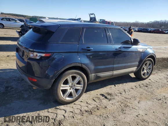 2012 Land Rover Range Rover Evoque Pure Plus with VIN SALVP2BG4CH672150, listed as a Copart auction lot 41684835 with 0 mi miles and Salvage Title. Bid and sale history available at carsss.com. Image 3.