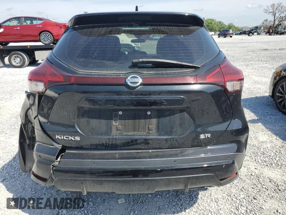 2021 Nissan Kicks SR with VIN 3N1CP5DV3ML476346, listed as a Copart auction lot 51370585 with 122,428 mi miles and Salvage Title. Bid and sale history available at carsss.com. Image 6.