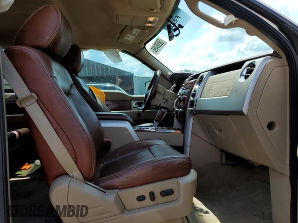 2010 Ford F-150 XL with VIN 1FTFW1EVXAKA38747, listed as a Copart auction lot 58900465 with 120,933 mi miles and Salvage title. Bid and sale history available at DreamBid. Image 7.