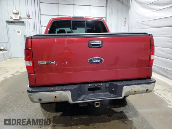 2008 Ford F-150 XLT with VIN 1FTPW14538FA49081, listed as a Copart auction lot 58246455 with 105,198 mi miles and Salvage title. Bid and sale history available at DreamBid. Image 6.