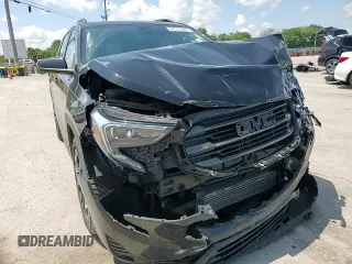 2020 GMC Terrain SLE with VIN 3GKALMEV9LL296364, listed as a Copart auction lot 61935365 with 146,551 mi miles and Salvage title. Bid and sale history available at DreamBid. Image 14.