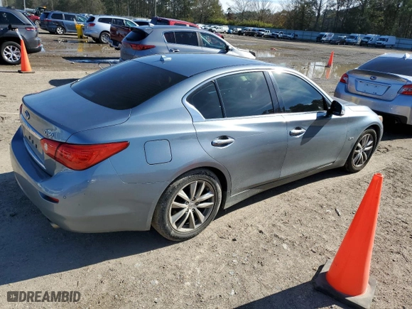 2017 Infiniti Q50 3.0t Premium with VIN JN1EV7AP4HM730139, listed as a Copart auction lot 87694875 with NaN miles and Salvage Title. Bid and sale history available at carsss.com. Image 3.