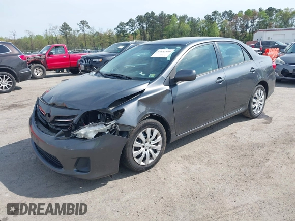 2013 Toyota Corolla L with VIN 2T1BU4EE7DC100830, listed as a IAAI auction lot 42032150 with 205,914 mi miles. Bid and sale history available at carsss.com. Image 17.