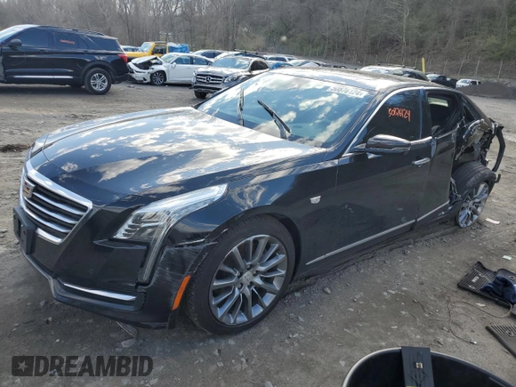 2017 Cadillac CT6 AWD with VIN 1G6KB5RS4HU197136, listed as a Copart auction lot 50876124 with Not provided miles and Salvage title. Bid and sale history available at DreamBid. Image 1.