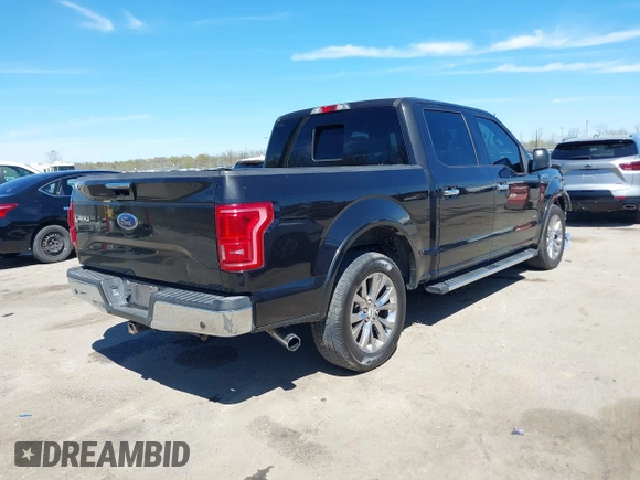 2015 Ford F-150 XL with VIN 1FTEW1CG9FKE68339, listed as a IAAI auction lot 41827812 with 186,160 mi miles and . Bid and sale history available at DreamBid. Image 4.