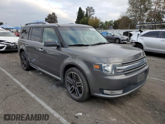 2015 Ford Flex SEL with VIN 2FMGK5C80FBA20338, listed as a Copart auction lot 86750564 with 72,464 mi miles and Clean Title. Bid and sale history available at carsss.com. Image 4.
