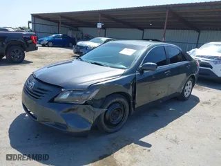 2007 Toyota Camry CE with VIN 4T1BE46K87U026225, listed as a IAAI auction lot 41989320 with 91,910 mi miles. Bid and sale history available at carsss.com. Image 6.