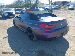 2015 BMW 6 Series 650i with VIN WBAYP9C53FD170068, listed as a IAAI auction lot 41893029 with 63,865 mi miles. Bid and sale history available at carsss.com. Image 3.