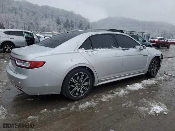 2017 Lincoln Continental Reserve with VIN 1LN6L9NP9H5626667, listed as a Copart auction lot 85807834 with 95,754 mi miles and Salvage Title. Bid and sale history available at carsss.com. Image 3.