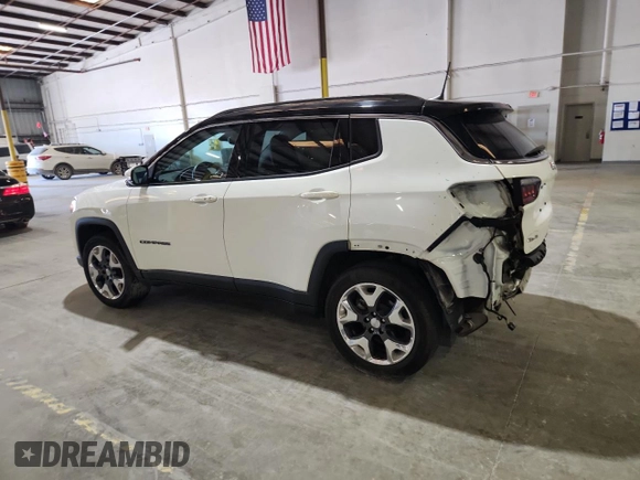 2019 Jeep Compass Limited with VIN 3C4NJDCB1KT599858, listed as a Copart auction lot 62866285 with 86,874 mi miles and Non repairable. Bid and sale history available at DreamBid. Image 2.
