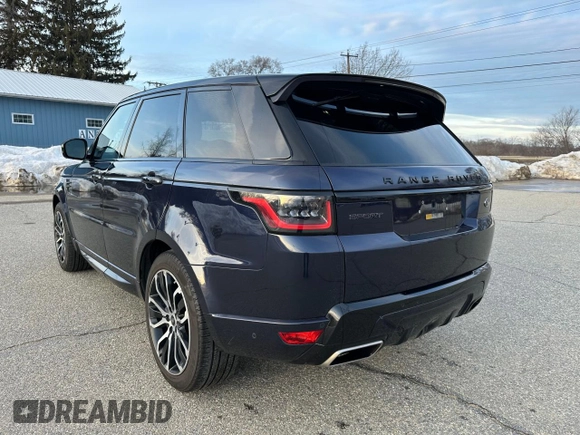 2019 Land Rover Range Rover Sport HSE Dynamic with VIN SALWV2SV2KA837855, listed as a Copart auction lot 50187465 with 124,107 mi miles and Clean Title. Bid and sale history available at carsss.com. Image 3.