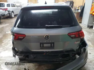 2023 Volkswagen Tiguan SE with VIN 3VVMB7AX1PM011274, listed as a Copart auction lot 48601205 with 17,831 mi miles and Non repairable. Bid and sale history available at DreamBid. Image 6.