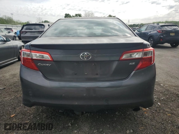 2012 Toyota Camry L with VIN 4T1BF1FK4CU091109, listed as a Copart auction lot 55153205 with 204,847 mi miles and Clean Title. Bid and sale history available at carsss.com. Image 6.