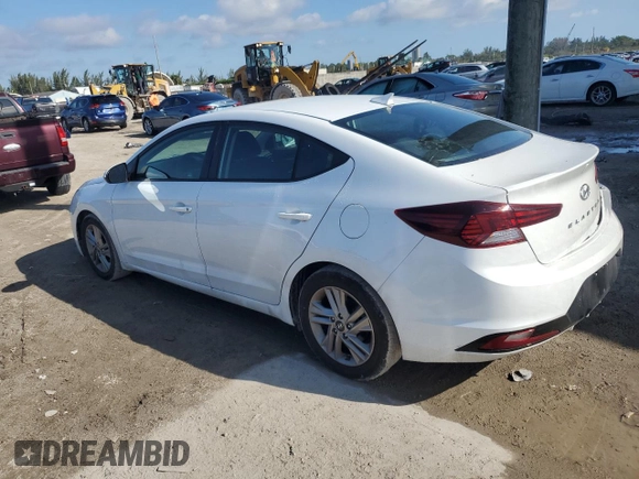 2020 Hyundai Elantra SEL with VIN 5NPD84LF7LH553639, listed as a Copart auction lot 83969944 with 95,233 mi miles and Non Repairable. Bid and sale history available at carsss.com. Image 2.