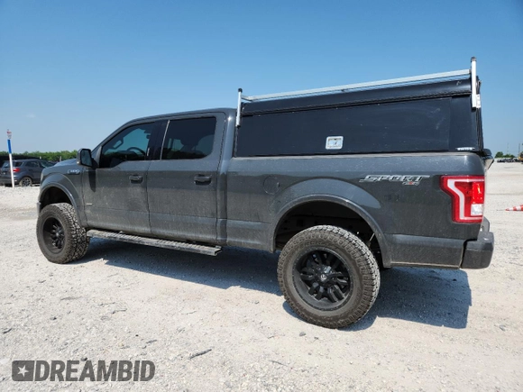 2017 Ford F-150 XL with VIN 1FTFW1EG4HKE01636, listed as a Copart auction lot 60348655 with 120,533 mi miles and Salvage title. Bid and sale history available at DreamBid. Image 2.