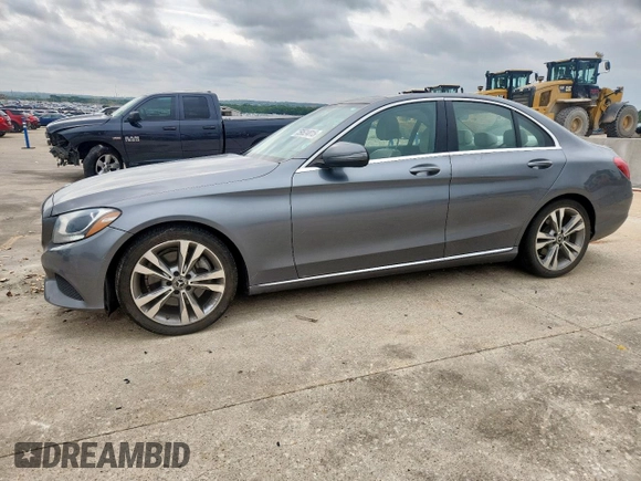 2017 Mercedes-Benz C 300 with VIN 55SWF4JB0HU231721, listed as a Copart auction lot 59524015 with 103,995 mi miles and Salvage title. Bid and sale history available at DreamBid. Image 1.