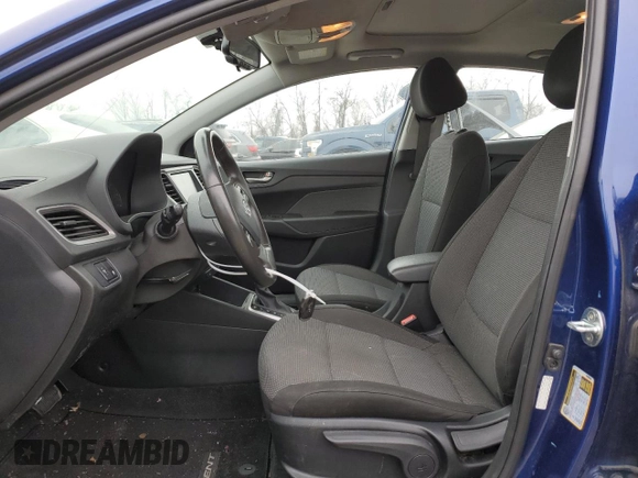 2022 Hyundai Accent Limited with VIN 3KPC34A60NE188192, listed as a Copart auction lot 44692355 with 51,752 mi miles and Salvage Title. Bid and sale history available at carsss.com. Image 7.