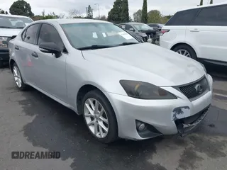 2012 Lexus IS 250 with VIN JTHCF5C22C5055027, listed as a IAAI auction lot 41465580 with 167,686 mi miles and . Bid and sale history available at DreamBid. Image 1.