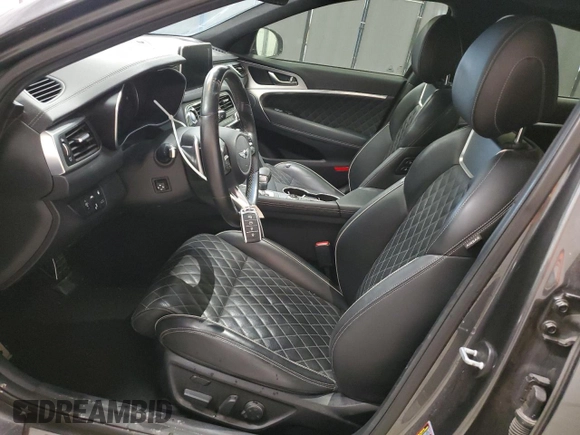 2019 Genesis G70 Advanced with VIN KMTG34LE9KU021057, listed as a Copart auction lot 52218325 with 55,991 mi miles and Clean Title. Bid and sale history available at DreamBid. Image 7.