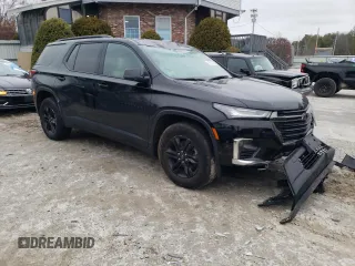 2022 Chevrolet Traverse LS with VIN 1GNEVFKW7NJ179495, listed as a Copart auction lot 85526564 with 68,285 mi miles and Salvage Title. Bid and sale history available at carsss.com. Image 4.