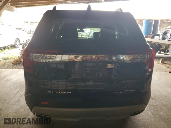 2023 GMC Acadia SLT with VIN 1GKKNUL48PZ250693, listed as a Copart auction lot 52652125 with 17,429 mi miles and Clean Title. Bid and sale history available at DreamBid. Image 6.