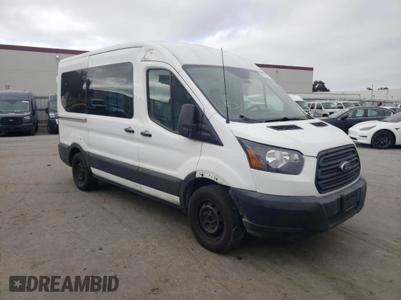 2019 Ford Transit Passenger XL with VIN 1FMZK1CM6KKB90587, listed as a Copart auction lot 60001095 with 144,426 mi miles and Salvage title. Bid and sale history available at DreamBid. Image 4.