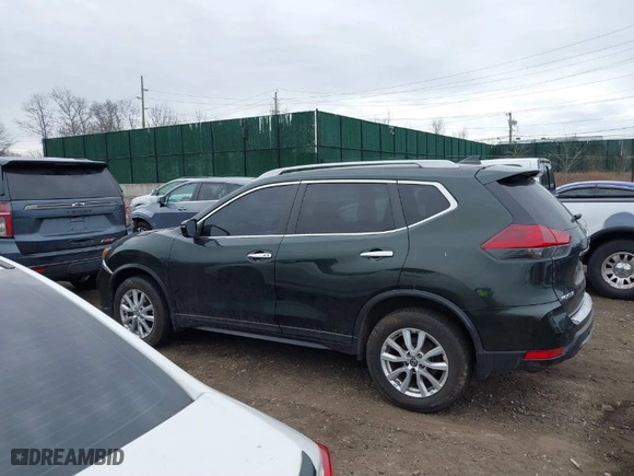2019 Nissan Rogue SV with VIN 5N1AT2MV5KC714491, listed as a IAAI auction lot 41687588 with 72175 miles. Bid and sale history available at carsss.com. Image 14.