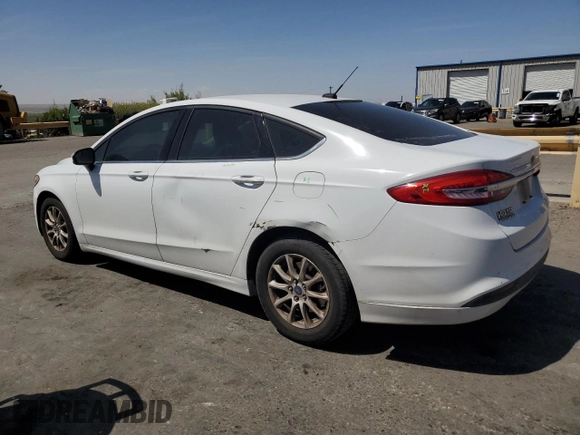 2017 Ford Fusion S with VIN 3FA6P0G76HR231835, listed as a Copart auction lot 52881905 with 105,109 mi miles and Salvage Title. Bid and sale history available at carsss.com. Image 2.