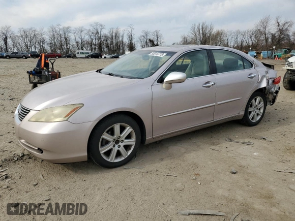 2009 Lexus ES 330 with VIN JTHBJ46G992296475, listed as a Copart auction lot 50016775 with 198,263 mi miles and Salvage Title. Bid and sale history available at DreamBid. Image 1.