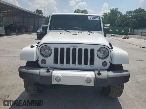 2016 Jeep Wrangler Unlimited Sahara with VIN 1C4BJWEG6GL182794, listed as a Copart auction lot 57880725 with 127,752 mi miles and Salvage title. Bid and sale history available at DreamBid. Image 5.
